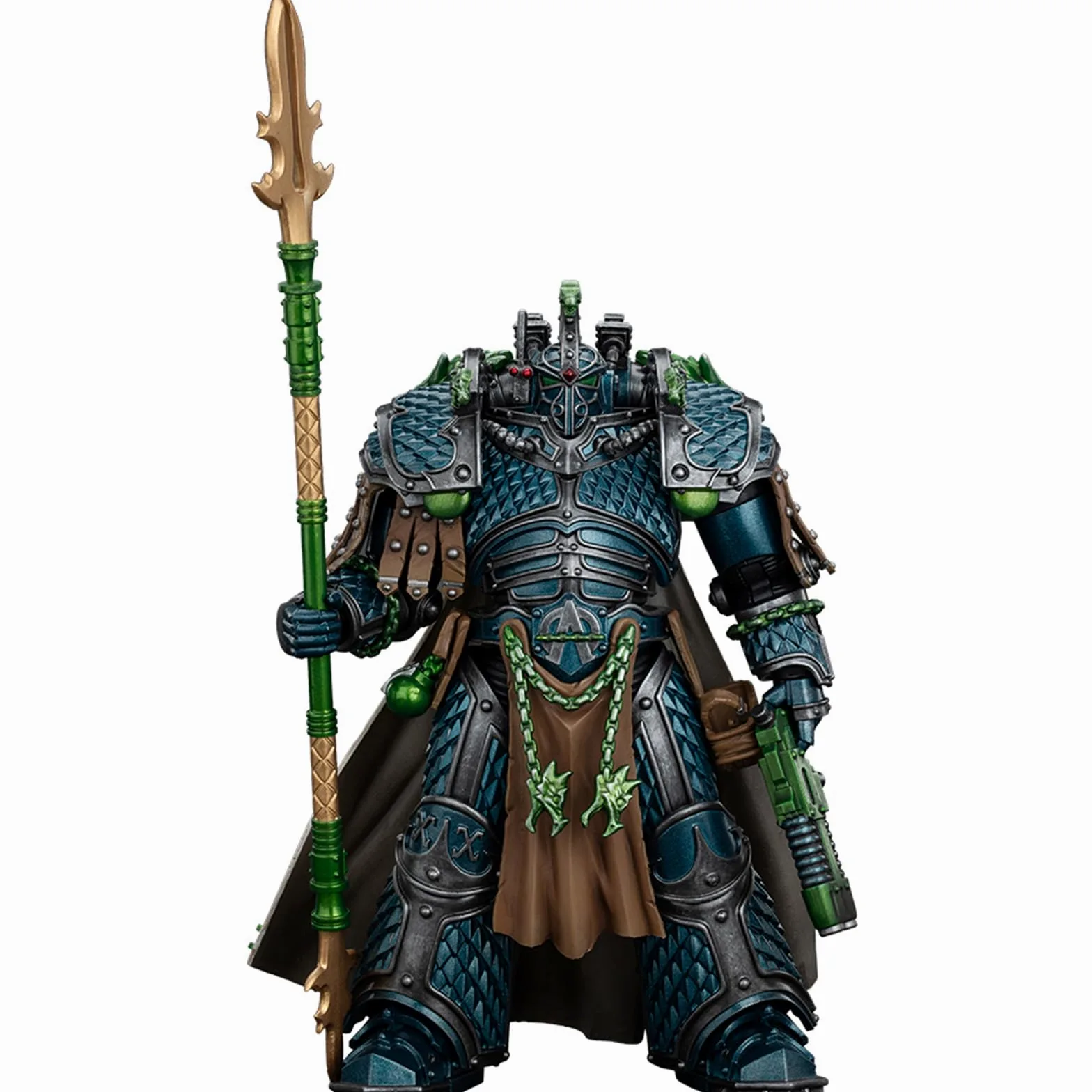 JOYTOY Warhammer 40k Alpha Legion Alpharius Primarch of the XXth Legion Figurine d'action 1/18, combinant valeur de collection et plaisir de jouer